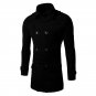 New Fashion 2016 Winter Overcoat Long Men\'s Trench Coat Double Breasted Leisure Long Solid Slim Fit