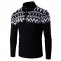 Autumn Winter Vintage Knitting Sweaters Pullovers Casual Men\'s Sweater Coat Long Sleeve Men Printed