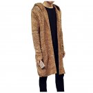 2017 Winter Warm Men Knitted Sweater Cardigans Fashion Thicken Long Sleeve Loose Hooded Knitting Car