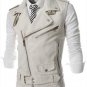 New Men\'s Fashion Leather Vest Jackets Man Sleeveless Motorcycle Tank Tops Spring Autumn zipper dec