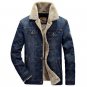 Retro Classic Brand AFS JEEP Men\'s Denim Jacket Casual Thicken Jeans Jacket Fashion Men\'s Autumn W
