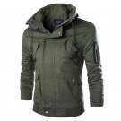 Fashion Design Men Outwear 2015 New Casual Delicate Zipper Stand Collar Men Jacket Slim Fit 5 Colors