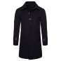 2017 Winter Mens Lapel Slim Top/Overcoat Jacket Wool Coat Fashion Windbreakers Parka Korean Chic Sol
