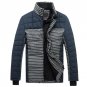 2017 Winter New Arrival Jackets Solid Colour Men Warm Thick Coats Cotton Stand Collar Jackets Parkas