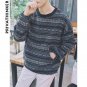 Privathinker Harajuku Oversized Winter Woolen Hoodie Men Women Striped Sweatshirts Coat Vintage Retr
