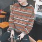 Privathinker Harajuku Oversized Winter Woolen Hoodie Men Women Striped Sweatshirts Coat Vintage Retr