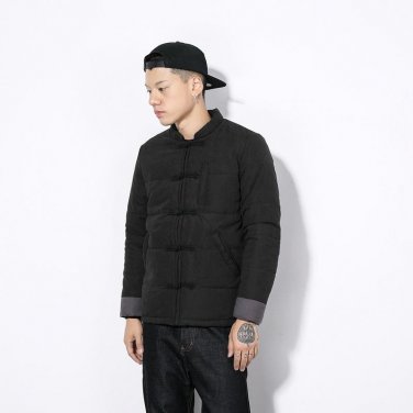 Winter Jackets Mens Rushed Winter Jacket Men The Men\'s Clothes, Slim Chinese Retro Male Costume Bre