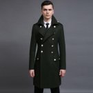 S-6XL!!Long woolen cloth coat male big yards of new fund of 2017 autumn winters double-breasted retr
