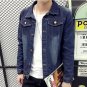 male denim jacket light blue jeans jacket for men retro jaqueta jeans masculino 2017 autumn winter c