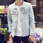 male denim jacket light blue jeans jacket for men retro jaqueta jeans masculino 2017 autumn winter c