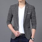 Suits Men British Latest Coat Pant Designs Royal Blue Mens Suit Autumn Winter Thick Slim Fit Plaid W