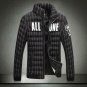 OFF WHITE Brand Men Thick Warm Cotton Padded Jacket Chest Logo Print High Collar Windproof Hoodie Co