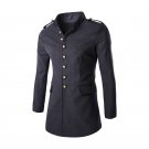 Mens Winter Fashion Overcoat 2016 New Arrivals Warm Long Casaco Masculino Slim Single Breasted Wool 