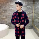 winter trench coat Men single Breasted Trench Coat Men Outerwear plaid Casual Coat Men\'s Jacket Win