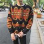 Privathinker Vintage Harajuku Oversize Winter Woolen Hoodie Men Women Sweatshirts Coat Retro Pattern