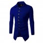 New Style 2016 Long Men\'s Trench Coat Single Breasted Winter Overcoat Casual Long Men  Wool Coat Pl
