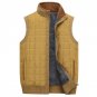 NIANJEEP Men\'s Clothing Winter Vests Waistcoat Men Fashion Plaid Vests Zipper Coat Overcoat Warm Ve