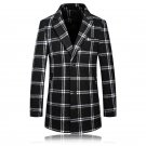 winter trench coat Men single Breasted Trench Coat Men Outerwear plaid Casual Coat Mens Jacket Windb