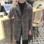 Wool Classic Long Trench Men Double-breasted Slim Coat Casual Male Overcoats Winter Jacket