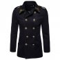 Men\'s wool coat winter middle long sections 2017woolen coats Men turn down collar Casual Fashion ca