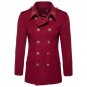 Men\'s wool coat winter middle long sections 2017woolen coats Men turn down collar Casual Fashion ca