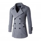 Free Shipping New fashion Male Autumn Winter Men\'s Long-sleeved Embroidered Jacket Long Sections Sl