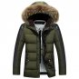 New Men\'s Long Thick Detachable Liner Warm Winter Snow 90% White Duck Down Coat Jacket Outwear for