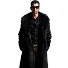 Men Faux Fur Coat Mens Eco-friendly Winter Long Coats Full Length Windbreaker Parka Plus Size 4XL Me