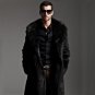 Men Faux Fur Coat Mens Eco-friendly Winter Long Coats Full Length Windbreaker Parka Plus Size 4XL Me