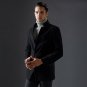 New Long Thick Warm Mens Wool Winter Coat Jackets Fashion Stand Collar Overcoat For Man