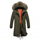 Parka Men Coats Winter Jacket Men Thicken Fur Hooded Outwear Warm Coat Top Brand Clothing Casual Men