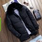 Real Fox Fur Collar Down Coat men\'s Hooded Warm Jacket Winter Parka Winterjacken Coats