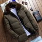 Real Fox Fur Collar Down Coat men\'s Hooded Warm Jacket Winter Parka Winterjacken Coats