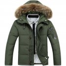 Winter Casual Canada Mens fur collar coat army green outwear coats man jacket ropa hombre winter jac