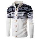 New Autumn Winter 2017 Mens Sweater Cardigan Vintage Ethnic Style Casual Long Sleeve Knitted Sweater