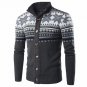 New Autumn Winter 2017 Mens Sweater Cardigan Vintage Ethnic Style Casual Long Sleeve Knitted Sweater