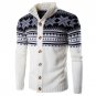 New Autumn Winter 2017 Mens Sweater Cardigan Vintage Ethnic Style Casual Long Sleeve Knitted Sweater