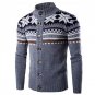 New Autumn Winter 2017 Mens Sweater Cardigan Vintage Ethnic Style Casual Long Sleeve Knitted Sweater