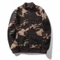 USA SIZE Camo Parka 2017 Male Hooded Jackets Printed Hoody Men Camouflage Jacket Coat Wear Velvet Zi