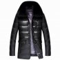Winter New Men\'s PU Leather Jacket Brand Clothing Imitation sheepskin Jacket and Coat Parka with Fo