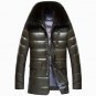 Winter New Men\'s PU Leather Jacket Brand Clothing Imitation sheepskin Jacket and Coat Parka with Fo