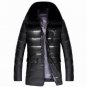 Winter New Men\'s PU Leather Jacket Brand Clothing Imitation sheepskin Jacket and Coat Parka with Fo