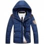 The large size XXXL winter jacket men fashion cotton-padded jacket coat jacket with hood jacket men