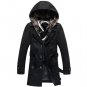 Hot Sale Winter Jacket Men Brand Fashion Slim Fit Middle Long Jackets And Coats Mens Warm Overcoat c