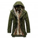 Winter Overcoat Men Long Thick Velvet Warm Trench Coat Chaqueta Hombre Men\'s Cotton Windbreaker Coa