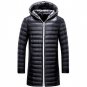Winter Jacket Men 90% White Duck Down Long Jackets Keep Warm Coat Casual Men\'s thick Down Overcoat