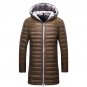 Winter Jacket Men 90% White Duck Down Long Jackets Keep Warm Coat Casual Men\'s thick Down Overcoat