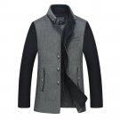 Winter New Stand Collar Medium Long Wool Cashmere Overcoat Single Breasted Thick Warm Wool Coat For 