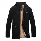 Winter Jacket Men Warm Velvet Coat Men Thicken Cotton Overcoat Bomber Jacket Men Fashion Windbreaker
