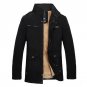 Winter Jacket Men Warm Velvet Coat Men Thicken Cotton Overcoat Bomber Jacket Men Fashion Windbreaker
